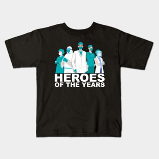 Heroes of Covid-19 War Kids T-Shirt